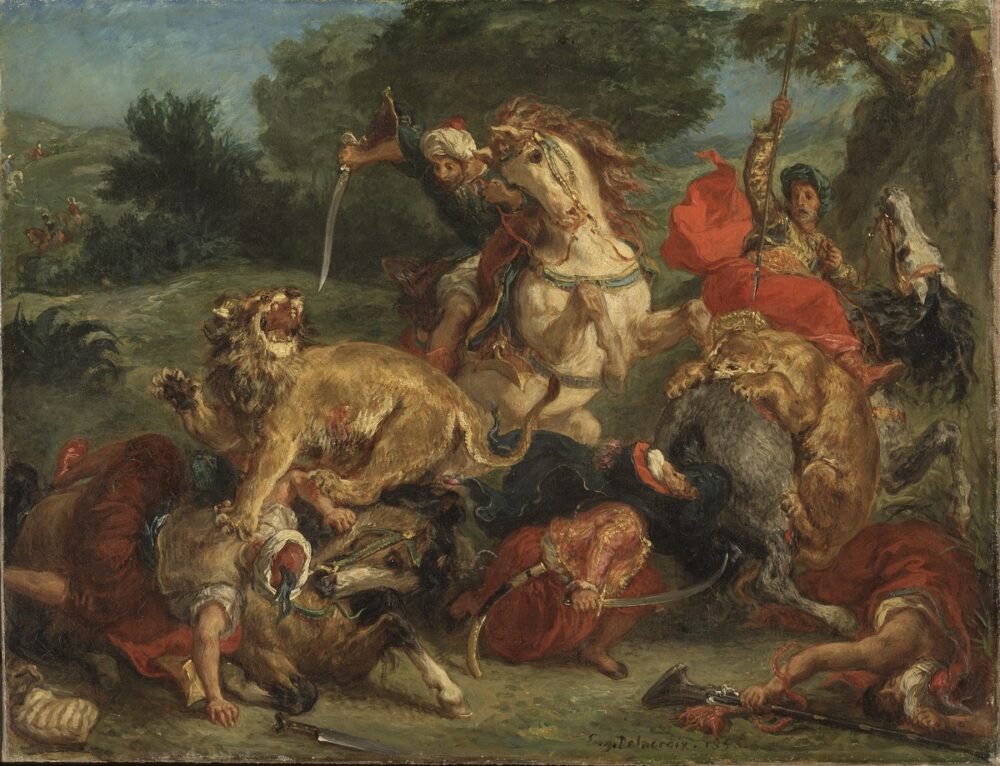 5. Lion Hunt (1861)