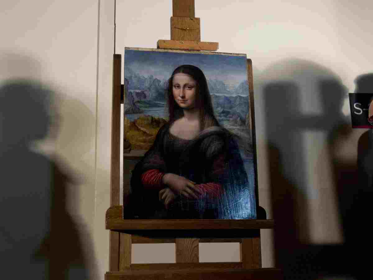 مونالیزا روی بوم معمولی نقاشی نشده بود