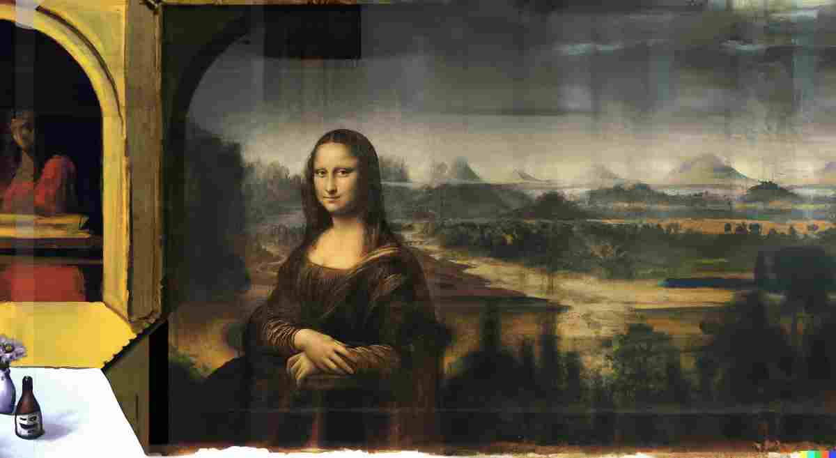 نقاشی مونالیزا با یک سرقت، مشهور شد