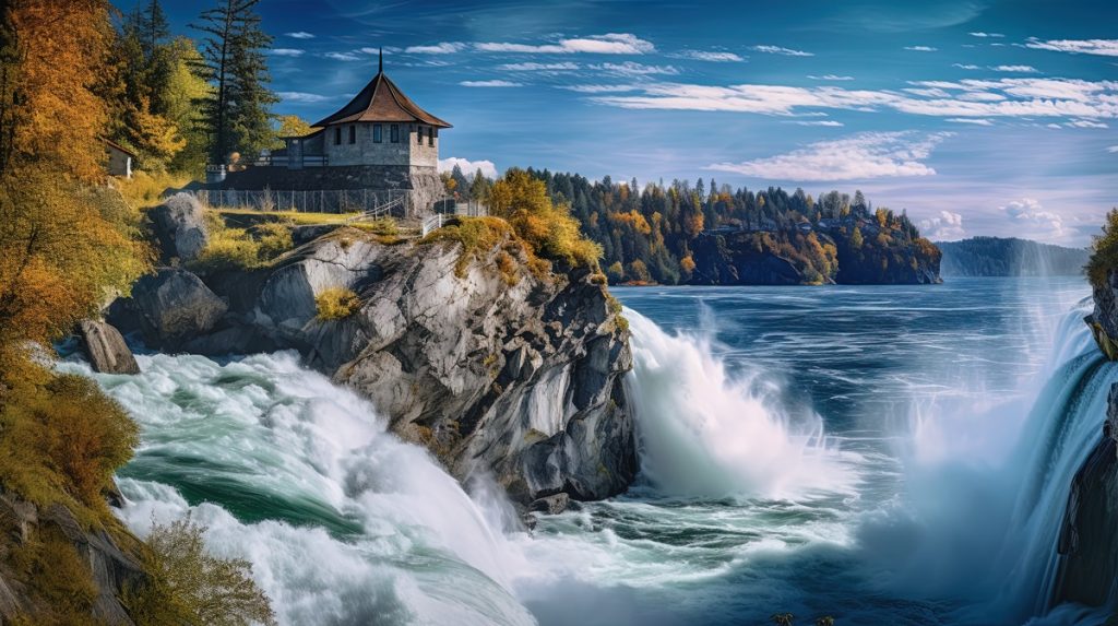 آبشار راین در سوئیس