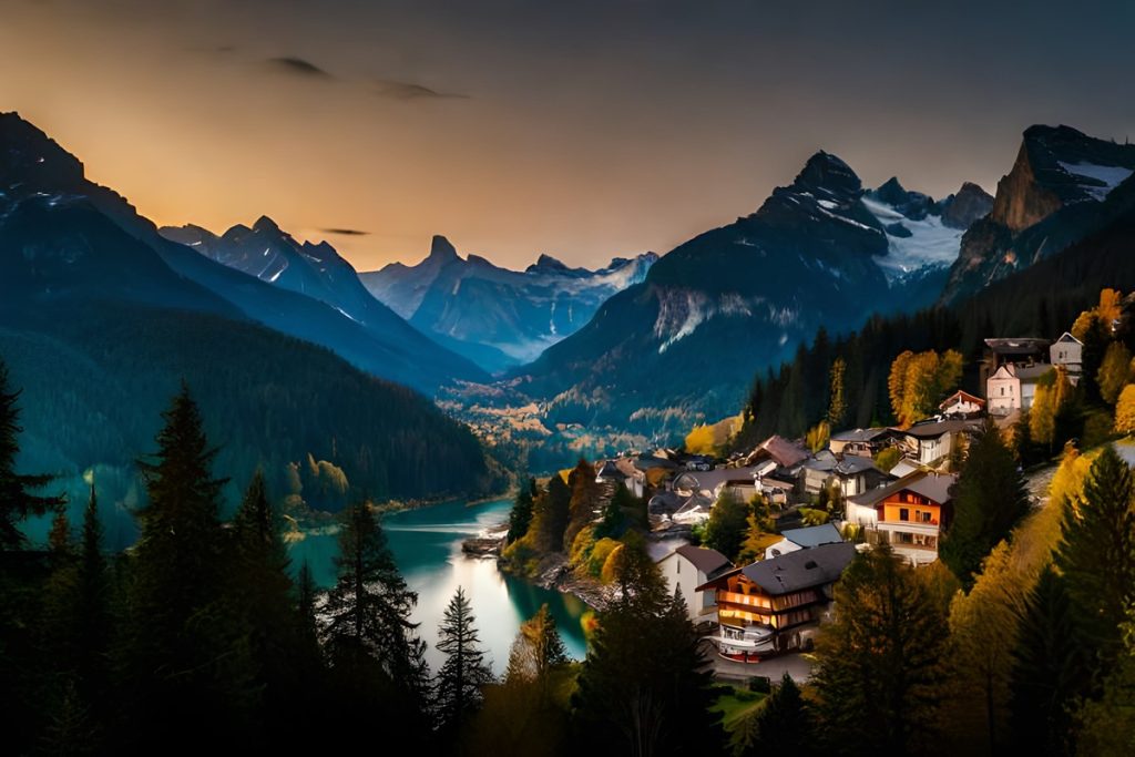 کوه‌های آلپ در سوئیس