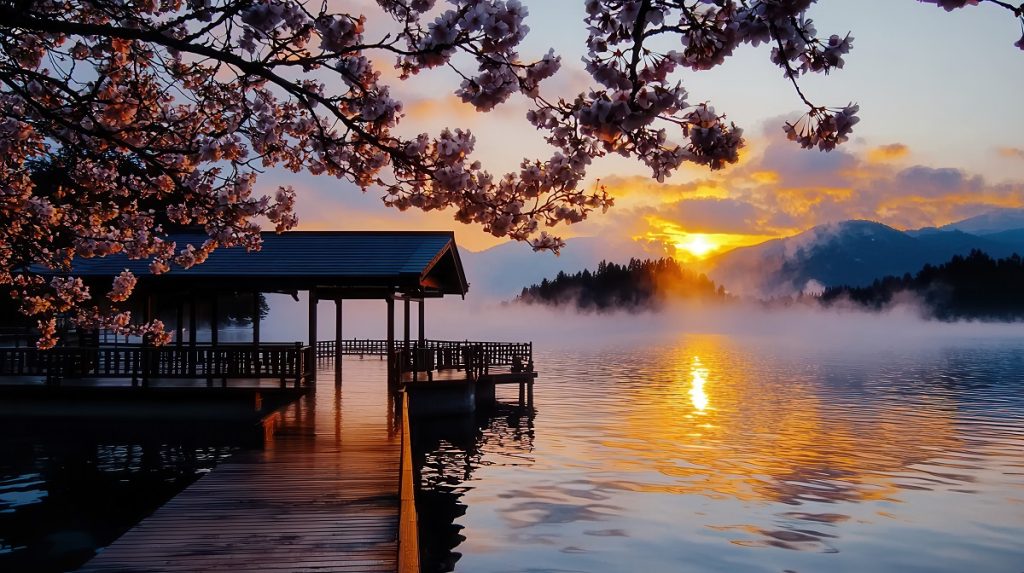 دریاچه تووادا در ژاپن