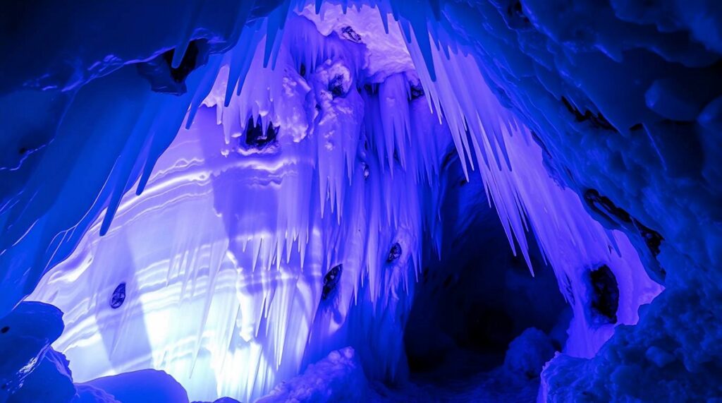 بهترین زمان بازدید از غارهای یخ‌زدهٔ مِر دو گلاس